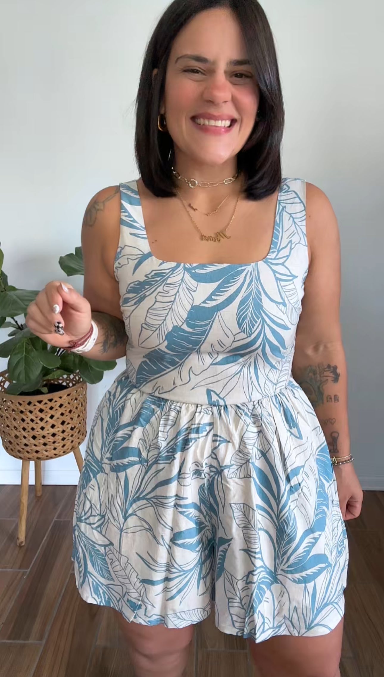 Floré Linen Romper