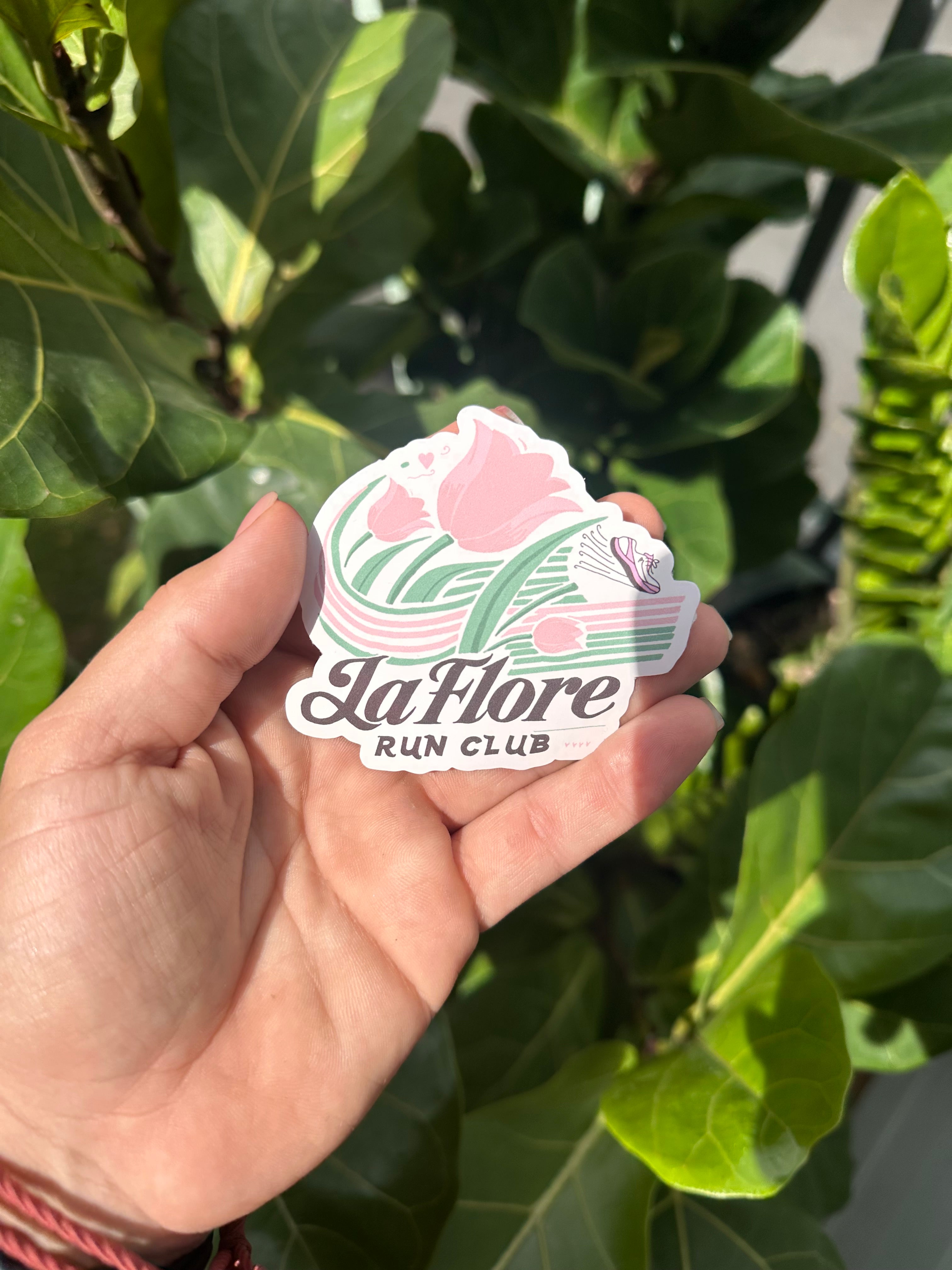 Flore Run Club Stickers