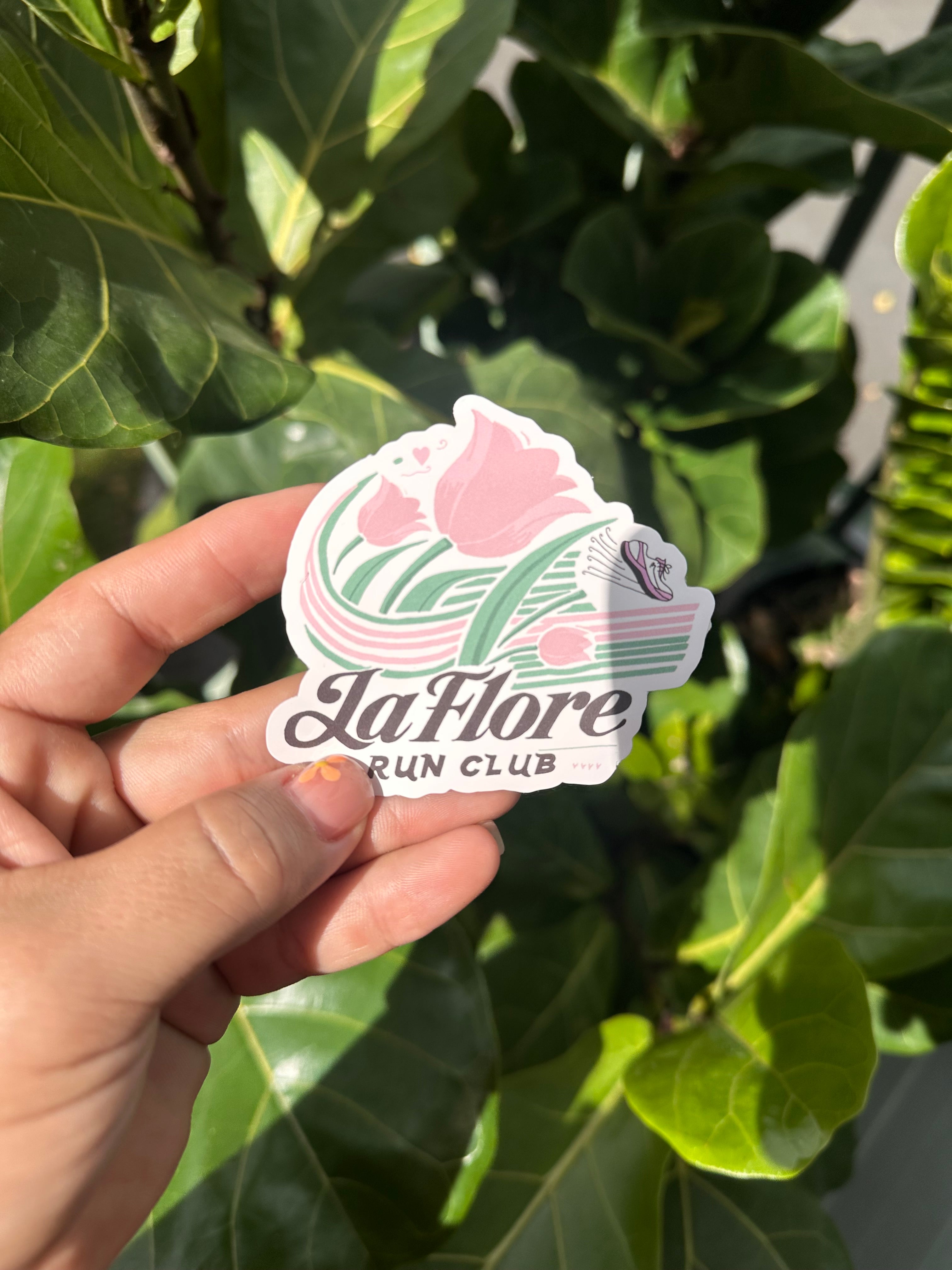 Flore Run Club Stickers