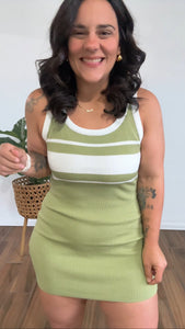 Green Mini Dress