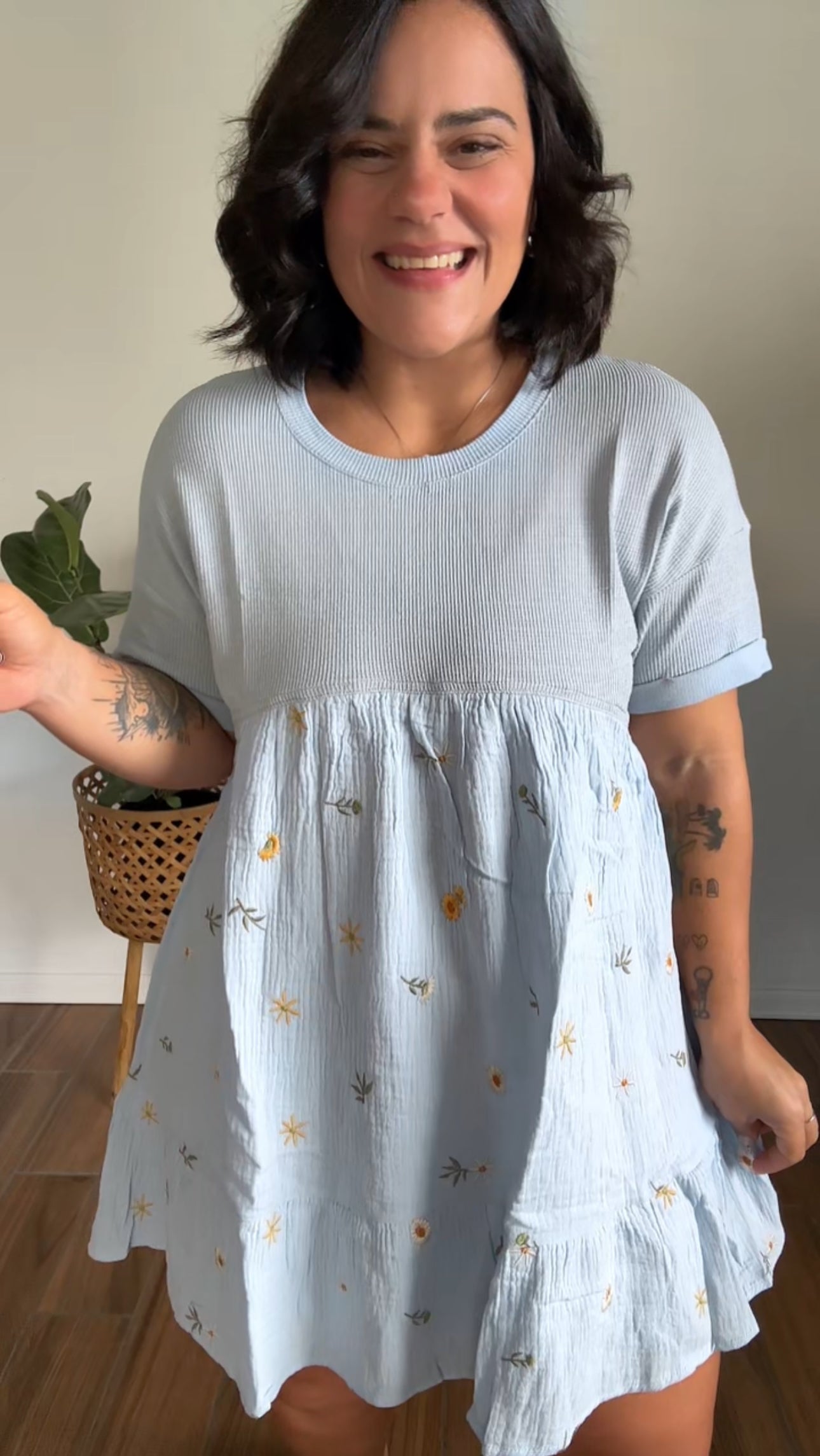 La Floré Blue Dress