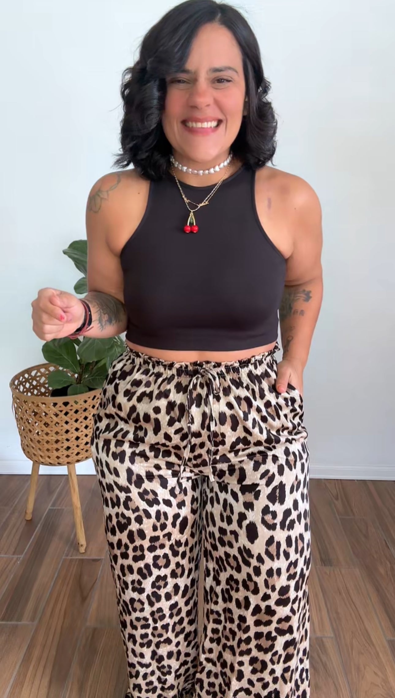 Animal Print Pants