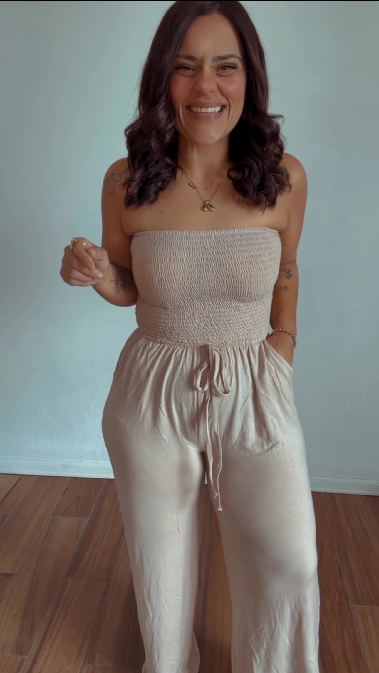 Dusty Blush Jumpsuit