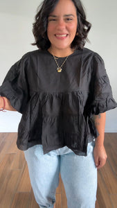 Black Linen Dress