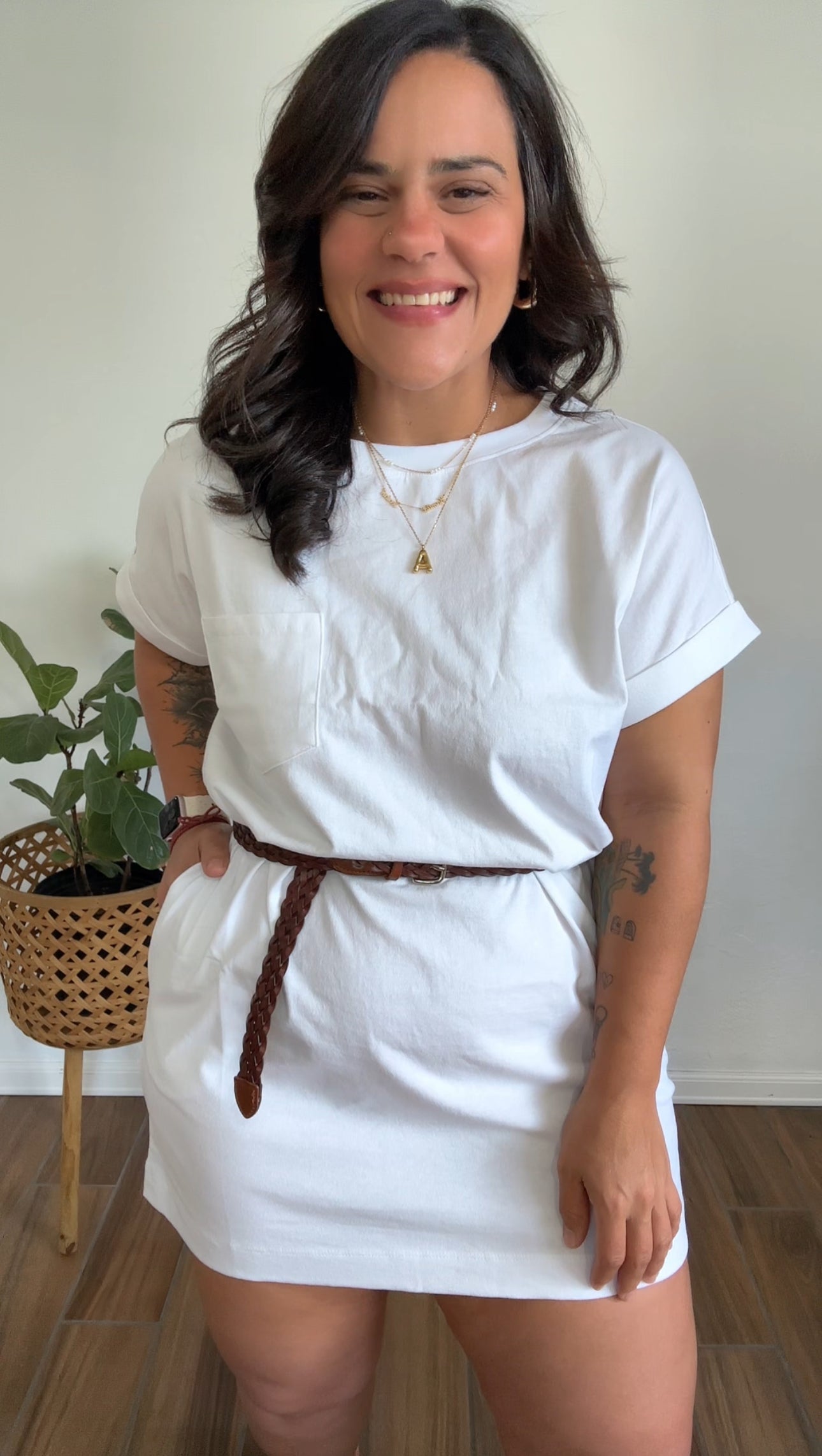 White Tshirt Dress