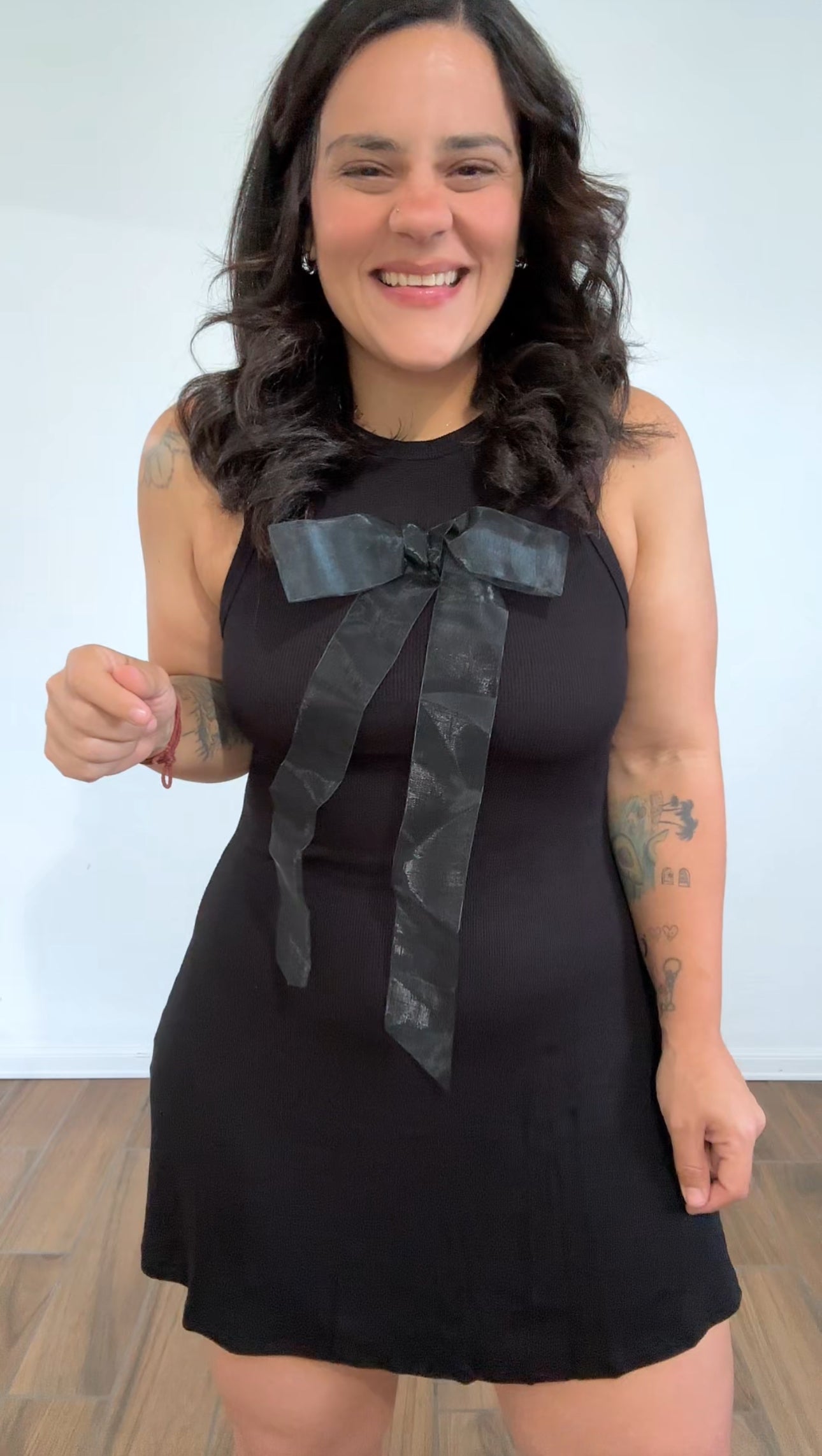 Black Bow Dress