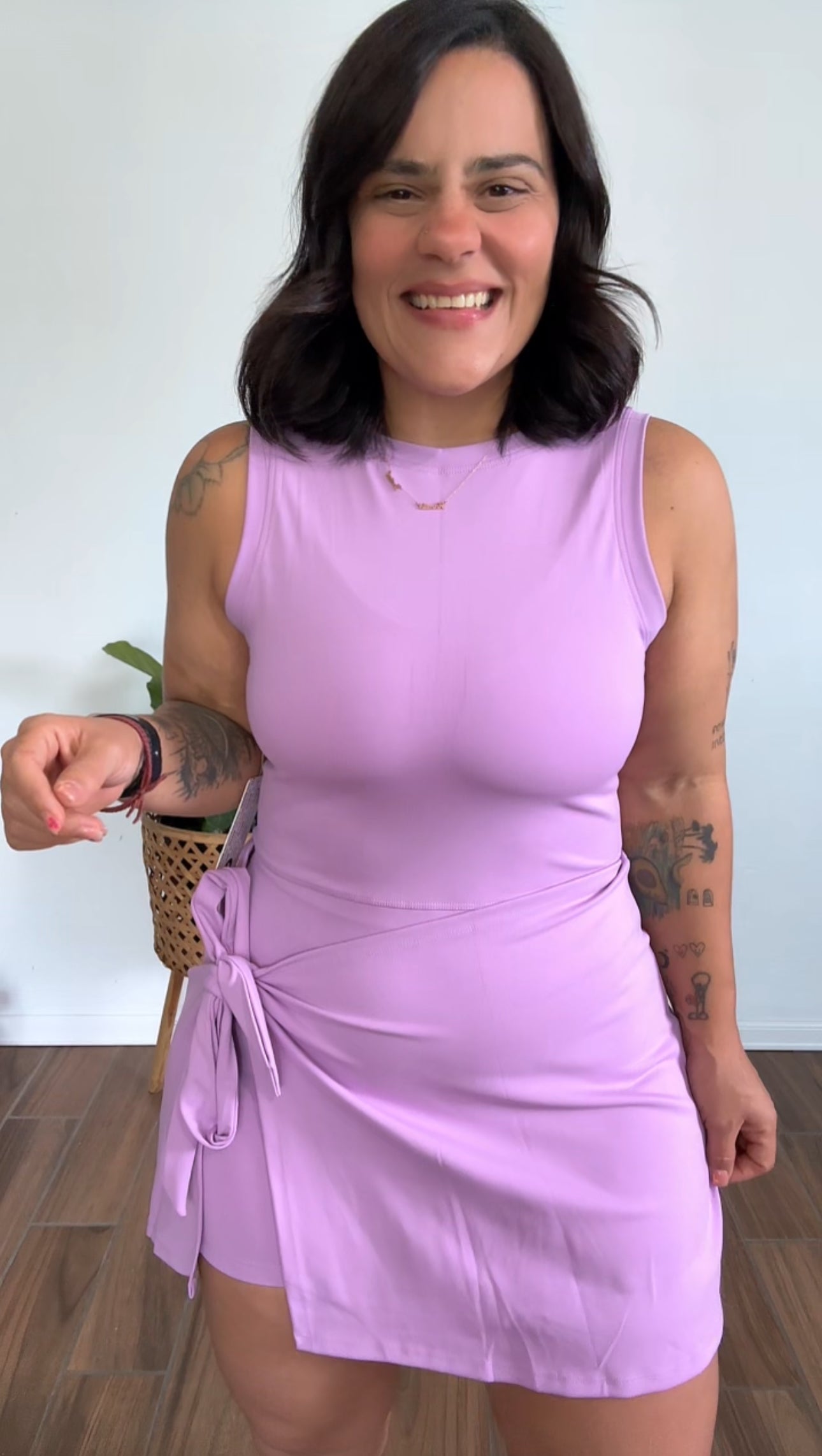 Lilac Romper/Dress