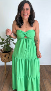 Preorden Green Maxi Dress