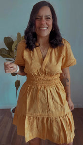 Mustard Dress