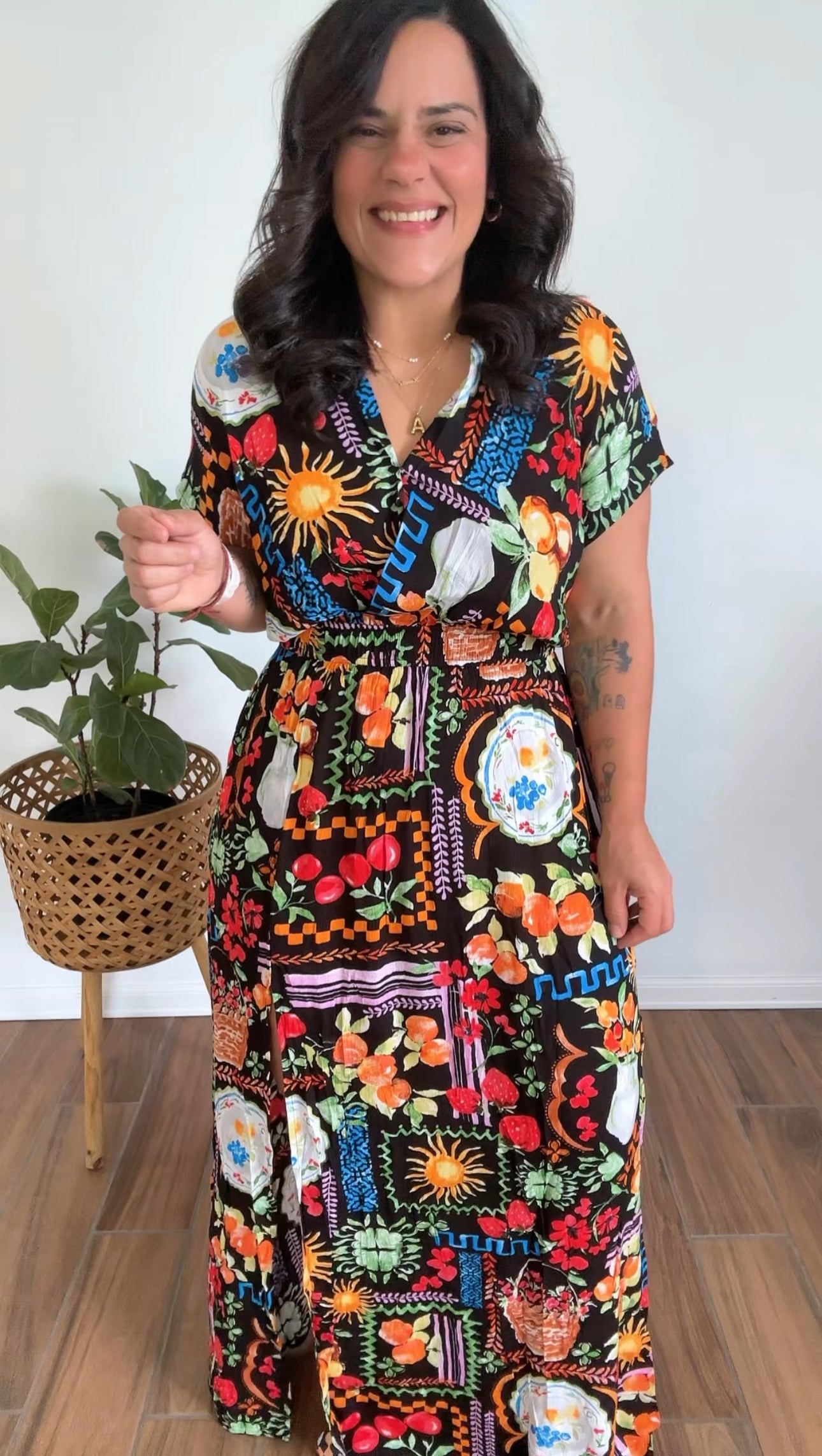 Tropical Maxi Dress