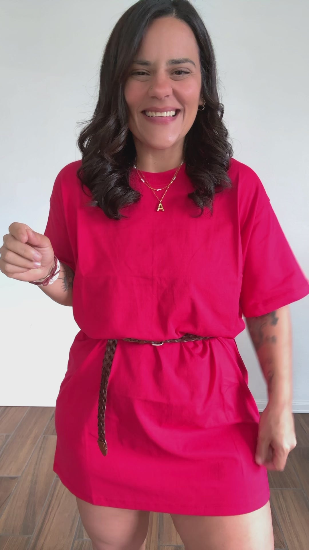 Red Tshirt Dress