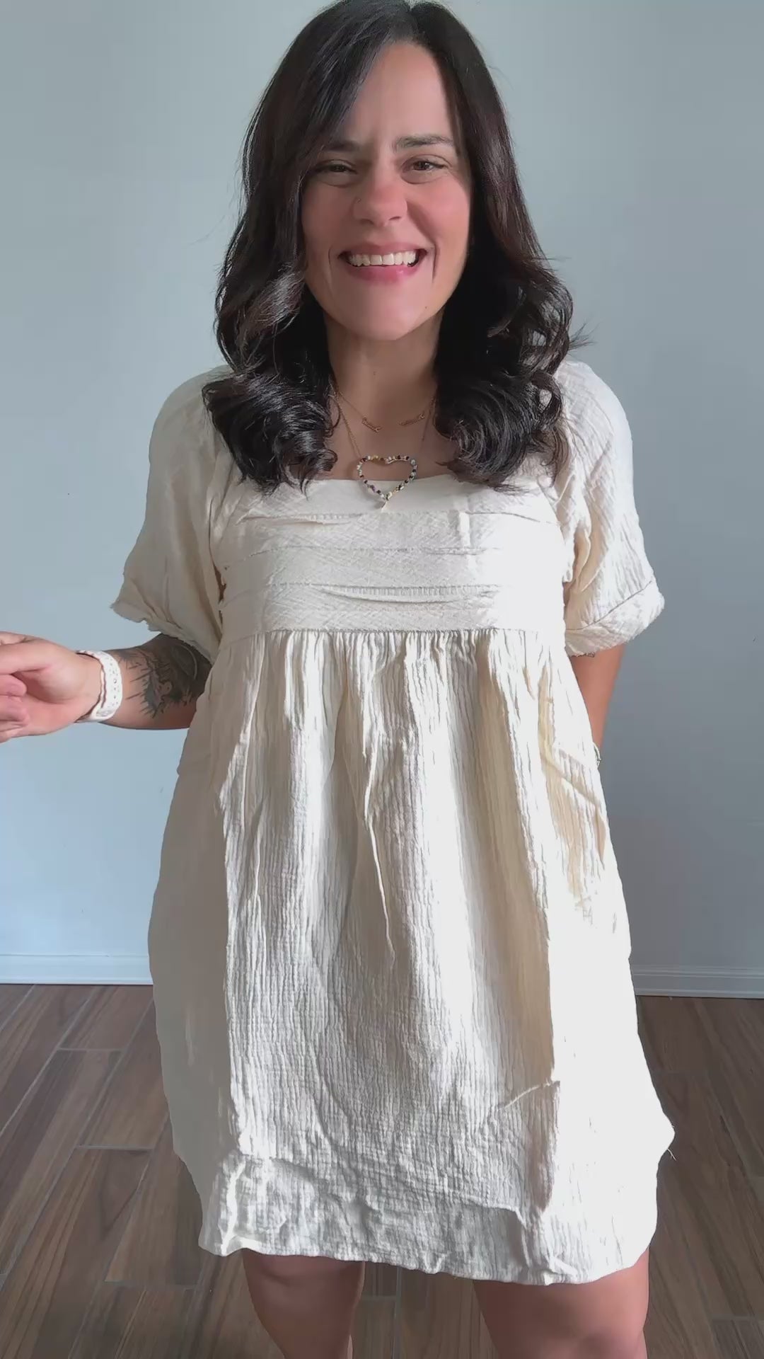Cream Dress