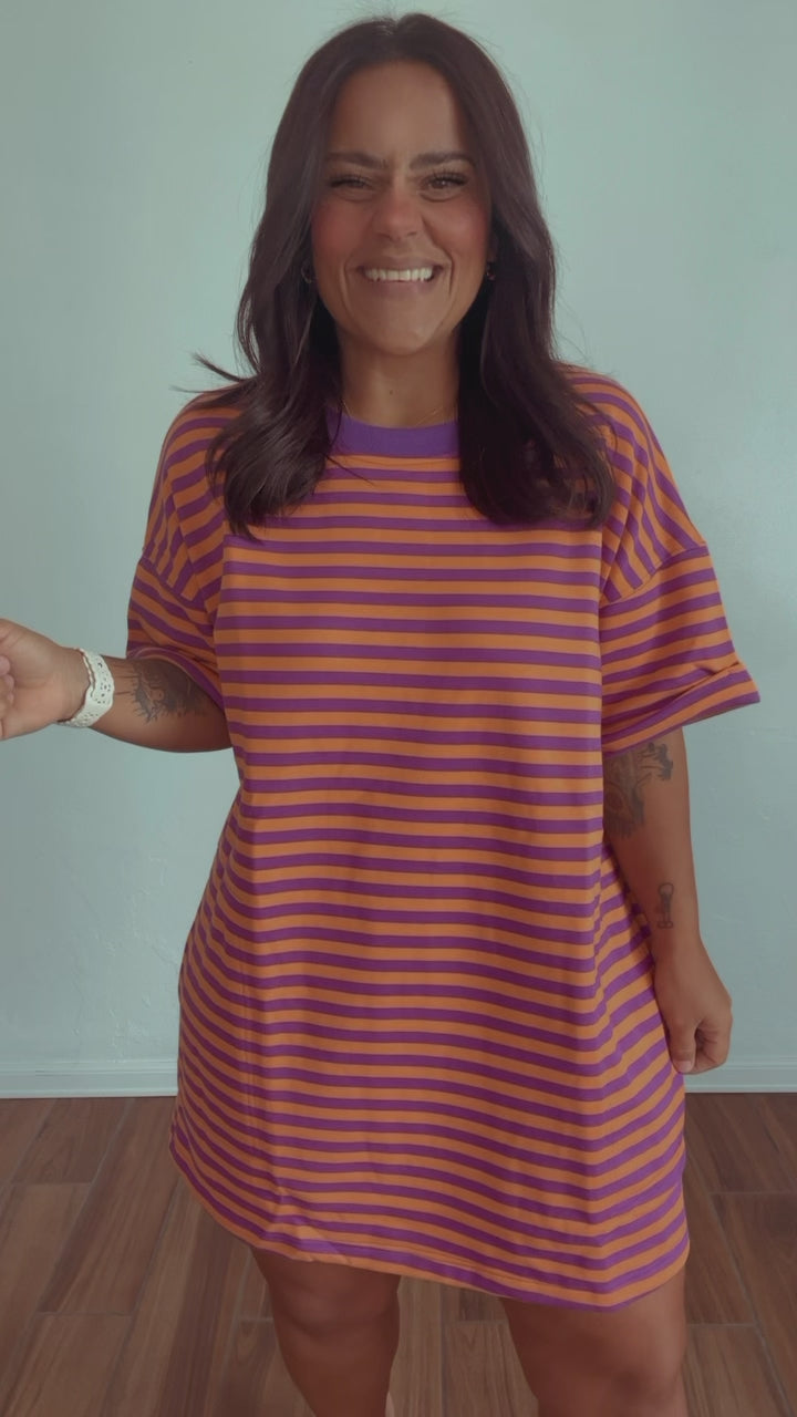 Striped Tshirt Dress