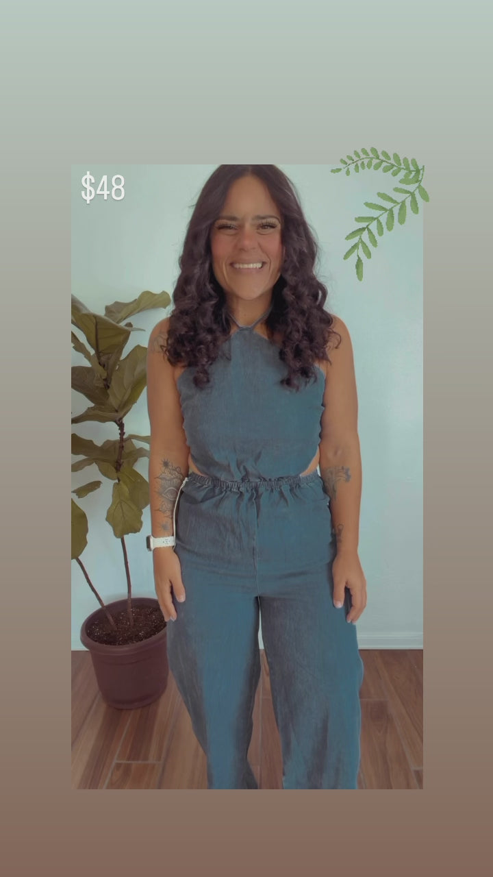 Denim Resort Jumpsuit