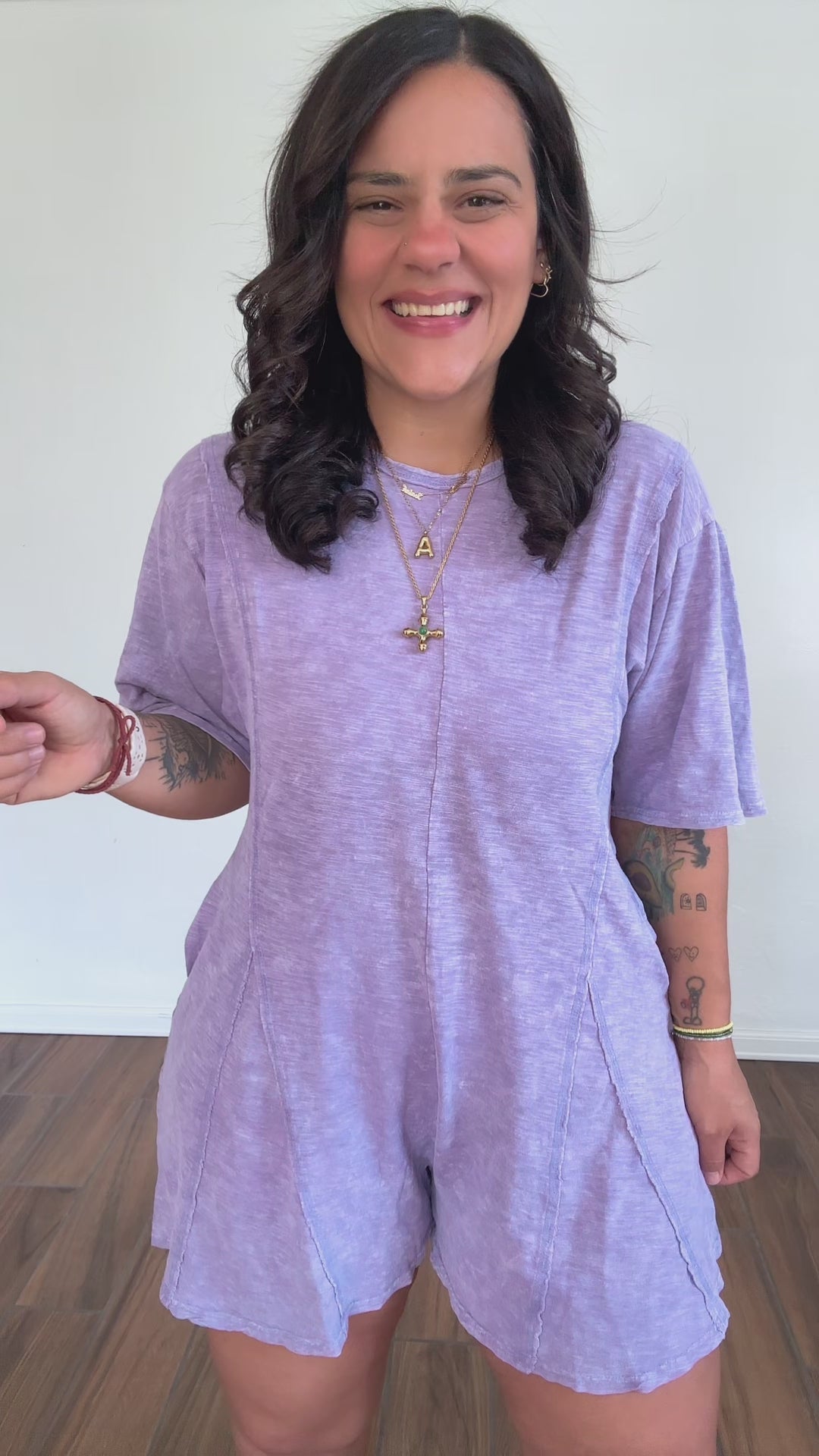 Violet Romper