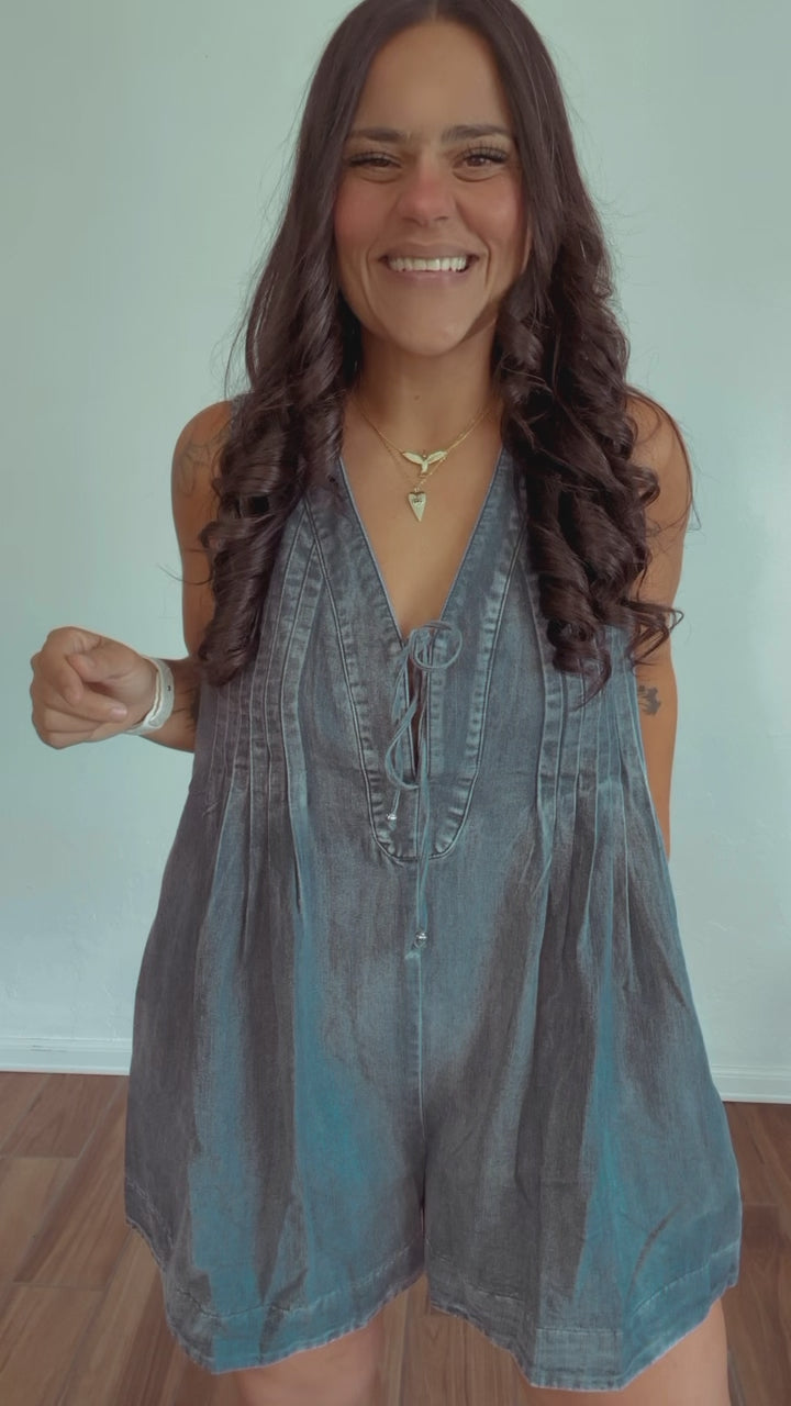 Denim Summer Romper